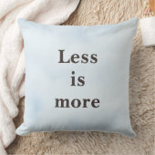 Less is More ミニマリスト 引用句 クッション (ブランケット)
