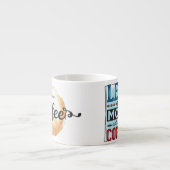 Less is More & But First Coffee エスプレッソカップ (正面)