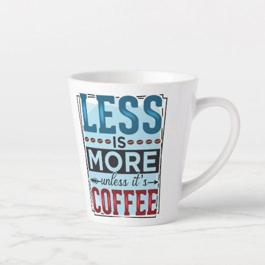 Less is More & But First Coffee カフェラテマグ (右)