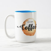 Less is More & But First Coffee ツートーンマグカップ (左)