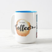 Less is More & But First Coffee ツートーンマグカップ (正面左)
