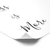 Less is More Minimalist引用文 フォトプリント (角)