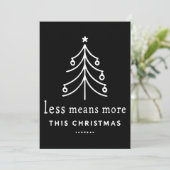 Less means more this Christmas 招待状 (スタンド正面)