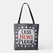 Less News Please Tote Bag トートバッグ (裏面)