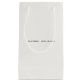 Less Noise More Meaning ミニマリスト ギフトバッグ (正面)