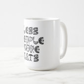 Less People  More Cats  コーヒーマグカップ (正面右)