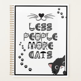 Less People  More Cats  プランナー手帳