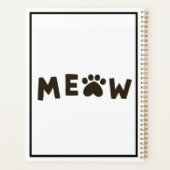 Less People  More Cats  プランナー手帳 (裏面)