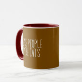Less People More Cats マグカップ (正面左)