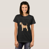 Less People More Dogs Lakeland Terrier Introvert Tシャツ (正面フル)