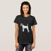 Less People More Dogs Parson Russell Terrier Intro Tシャツ (正面フル)