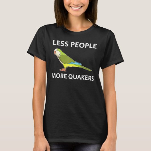 Less People Paraker Parrot Tシャツ (正面)