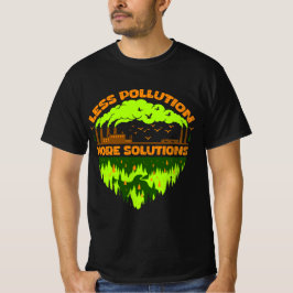 Less Pollution More Solutions Earth Day T-Shirt Tシャツ