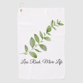 Less Rush More Life Beach Towel ゴルフタオル