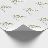 Less Rush More Life Botanical Gift Wrap ラッピングペーパー (角)