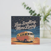 Less Scrolling, More Living 招待状 (スタンド正面)