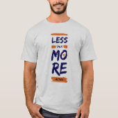 Less Talk, More Action Tシャツ (正面)
