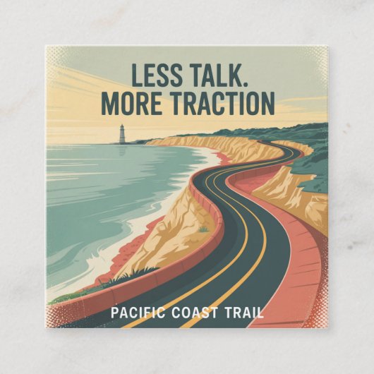 Less Talk. More Traction コーリングカード (正面)