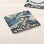 Less Talk. More Traction ペーパーコースター (アングル)