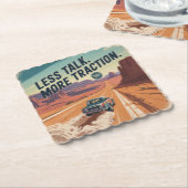 Less Talk. More Traction ペーパーコースター (アングル)