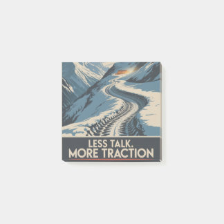 Less Talk. More Traction ポストイット
