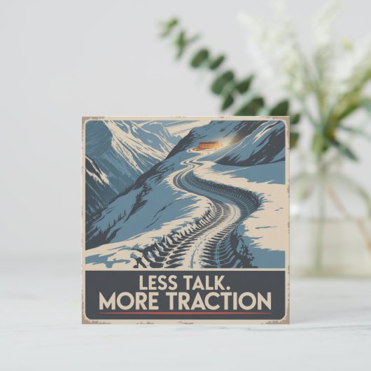 Less Talk. More Traction 招待状 (スタンド正面)