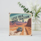 Less Talk. More Traction 招待状 (スタンド正面)