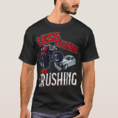 Less Talking More Crushing  Monster alpaca gay rig Tシャツ (正面)