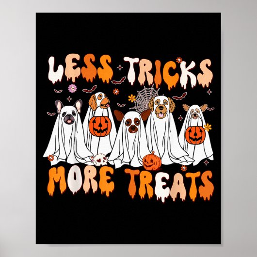 Less Tricks More Treats Soky Ghost Dogs Vet Tech  ポスター (正面)