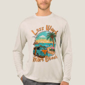 Less Work More Beach for Summer Vacation トライブレンドＴシャツ (正面)
