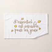 L'essentiel est invisible pour les yeux バスタオルセット (ハンドタオル)