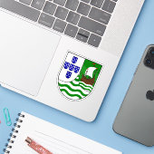 Lesser coat of arms of Cape Verde (1935–1975) シール (ノートパソコンとiPhone)