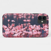 Lesser Flamingos (Phoeniconaias minor)，アフリカ， Case-Mate iPhoneケース (裏面(横))