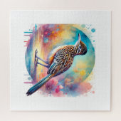 Lesser Roadrunner 030924AREF147 - Watercolor ジグソーパズル (横)