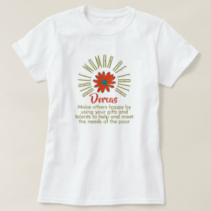 Lesson For Bible Women of Faith Dorcas Christian Tシャツ
