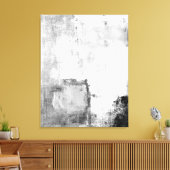Lessons白黒抽象芸術アート キャンバスプリント (インサイチュ (リビング))