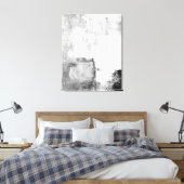 Lessons白黒抽象芸術アート キャンバスプリント (インサイチュ (寝室))