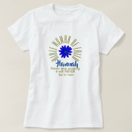 Lessons For Bible Women of Faith Hannah Christian Tシャツ