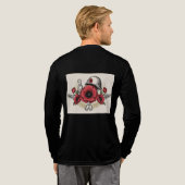 Lest We Forget – 戦没者追悼の日 トリビュート長袖 トライブレンドＴシャツ (背面全体)