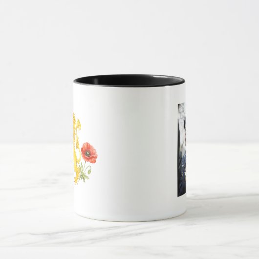 Lest We Forget | Remembrance Day Photo Memorial マグカップ (中央)