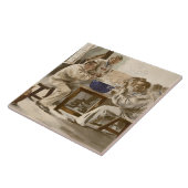 「L'Estampe Moderからのバラックの食べ物スープ、 タイル (側面)