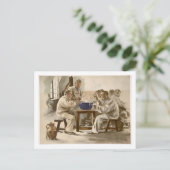 L'Estampe Moder食べ物の兵舎でののスープ ポストカード (スタンド正面)