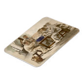 L'Estampe Moder食べ物の兵舎でののスープ マグネット (左側)