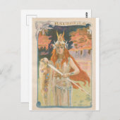 L'Estampe Moderne: Brunnhild, Gaston Bussiere ポストカード (正面/裏面)