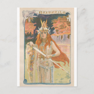 L'Estampe Moderne: Brunnhild, Gaston Bussiere ポストカード