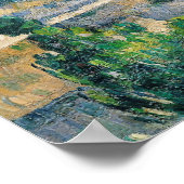 L'Estaque、マルセイユ湾の景色 ポスター (角)