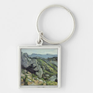 L'Estaque 1879-82年のポールセザンヌ の石 キーホルダー