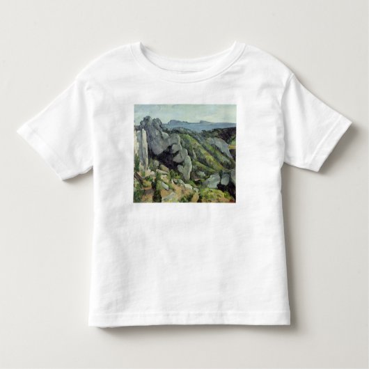 L'Estaque 1879-82年のポールセザンヌ|の石 トドラーTシャツ (正面)