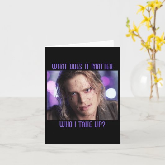 Lestat Rock Star What Does It Sticker カード (黄色い花)