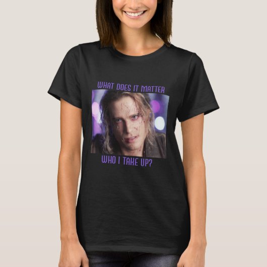 Lestat Rock Star What Does It Sticker Tシャツ (正面)